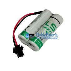 Batería para ABB 2xLS14500 Black-Plug [Batería de repuesto]